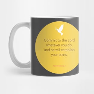 Proverbs 16:3 - Commit to the Lord Mug